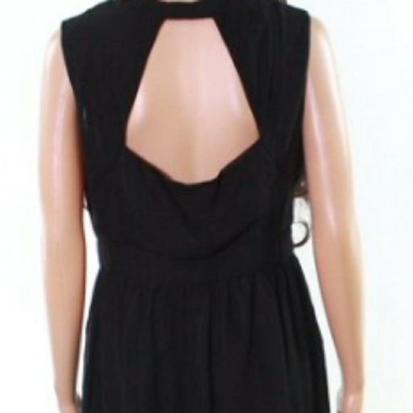 🆕⭐Black chiffon dress fully lined - Picture 4 of 7